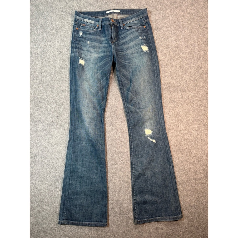Joes‎ Jeans Rocker Mens 29 Distressed Bootcut Denim Jeans Medium Wash